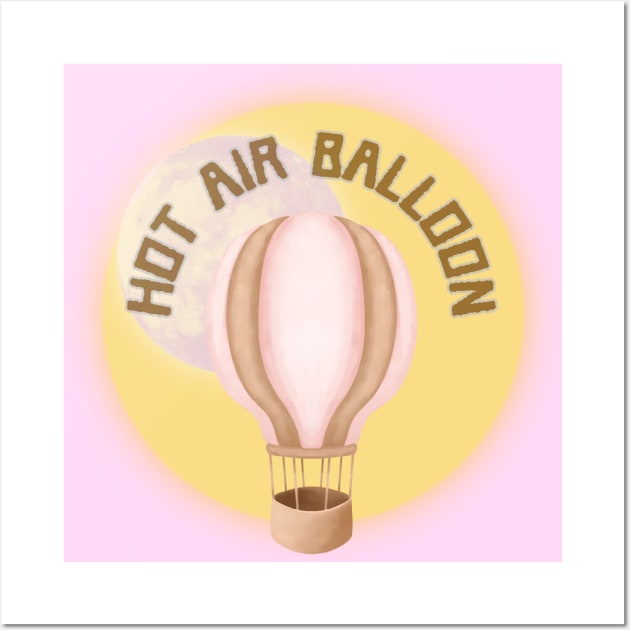 Hot Air Balloon Wall Art by DAZu